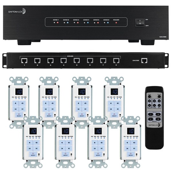 Main product image for Dayton Audio DAX88 8-Source 8-Zone Distributed Audio System300-9850